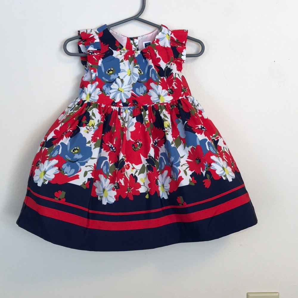 EUC Janie and Jack Floral Dress 6-12 months